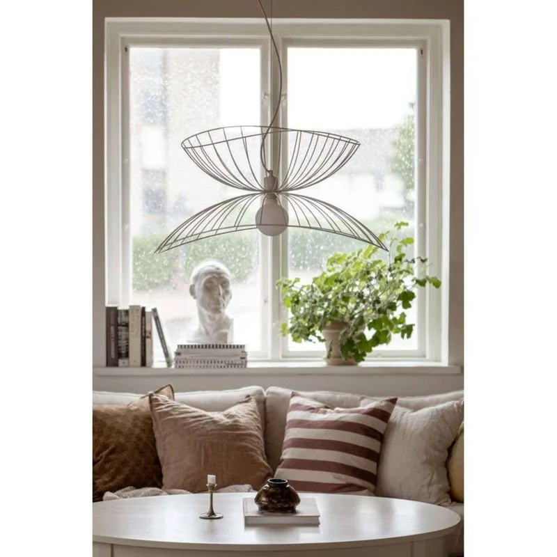 hanglamp RAY, Ø 70 cm von Globen Lighting in Weiß – Produktfoto 3 von 5