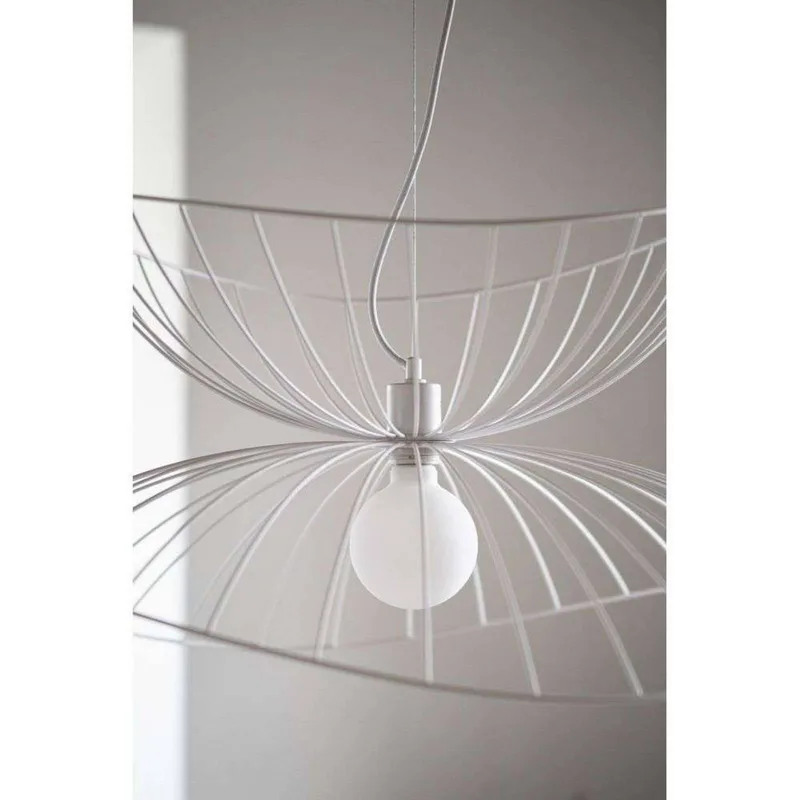 hanglamp RAY, Ø 70 cm de Globen Lighting en Blanc – photo du produit