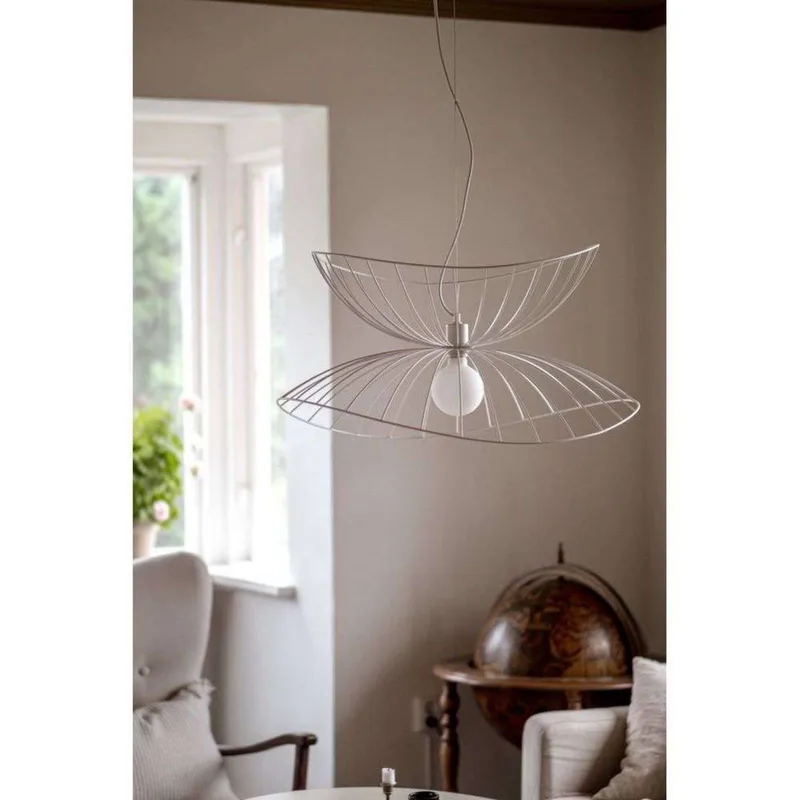 hanglamp RAY, Ø 70 cm von Globen Lighting in Weiß – Produktfoto 2 von 5