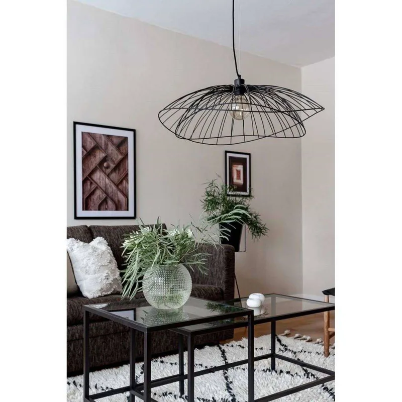 hanglamp RAY, Ø 70 cm by Globen Lighting in Black – product photo 2 of 5