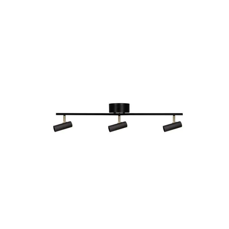 Hubble 3 Long Plafondlamp Black by Globen Lighting – product photo