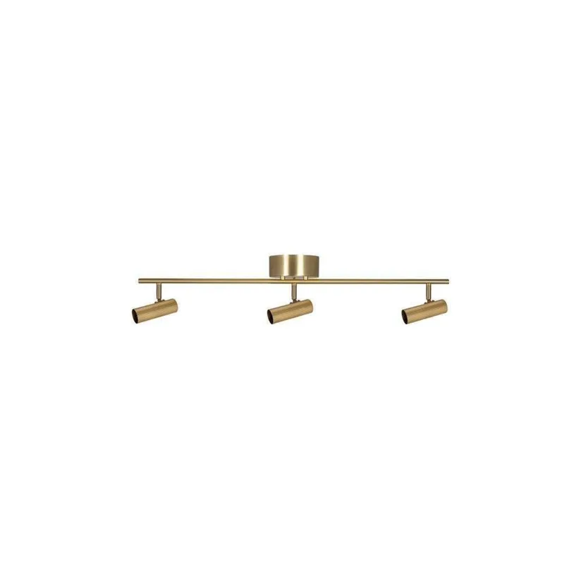 Hubble 3 Long Plafondlamp Brushed Brass by Globen Lighting – product photo