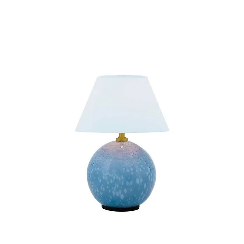 IRIS accu-tafellamp, hoogte 23 cm, G4 från Globen Lighting i Blå – produktbild