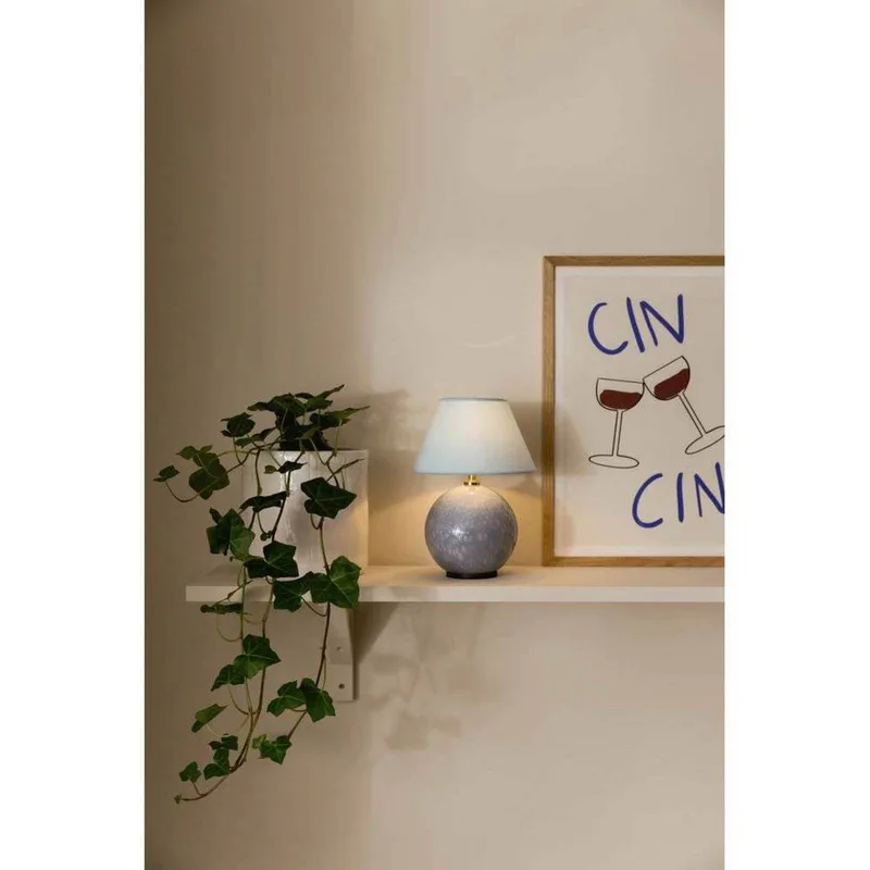 IRIS accu-tafellamp, hoogte 23 cm, G4 by Globen Lighting in Blue – product photo 5 of 5