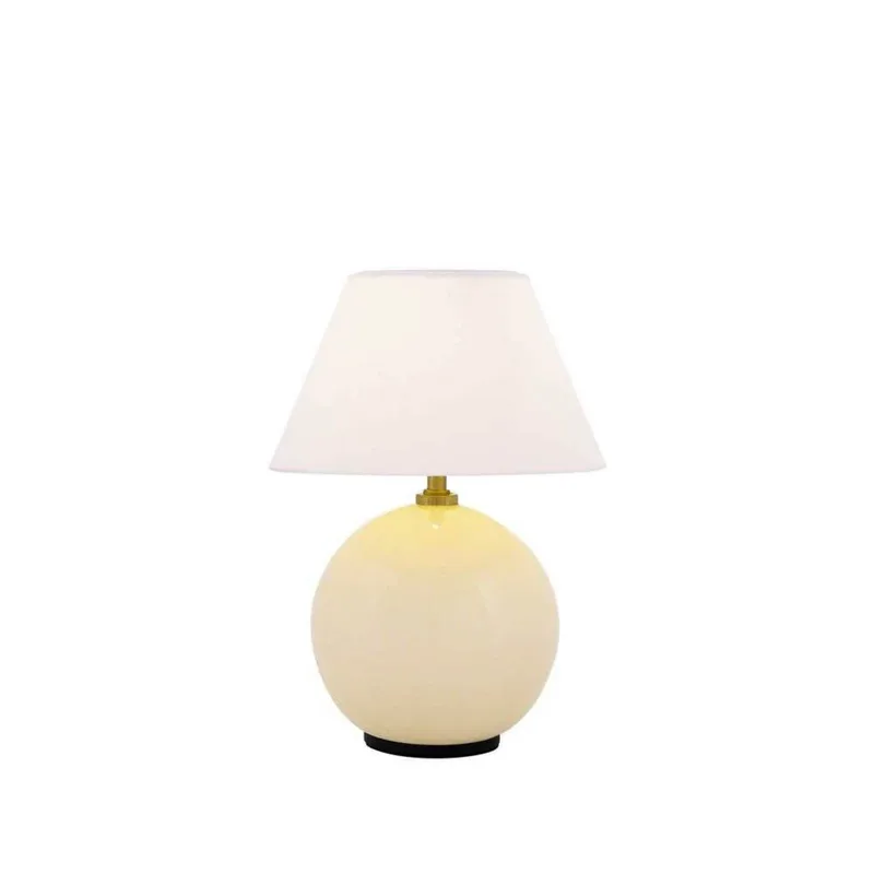IRIS accu-tafellamp, hoogte 23 cm, G4 by Globen Lighting in Cream – product photo
