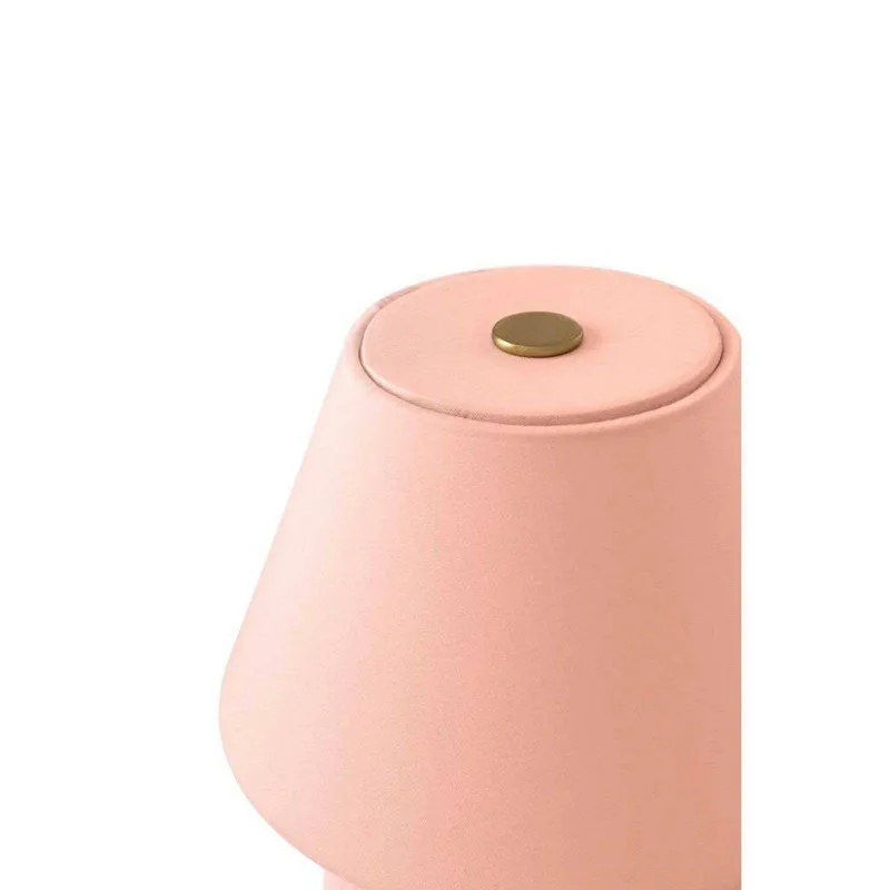 IRIS accu-tafellamp, hoogte 23 cm, G4 van Globen Lighting in Rosé – productfoto 2 van 5