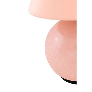 IRIS accu-tafellamp, hoogte 23 cm, G4 van Globen Lighting in Rosé – productfoto 3 van 5