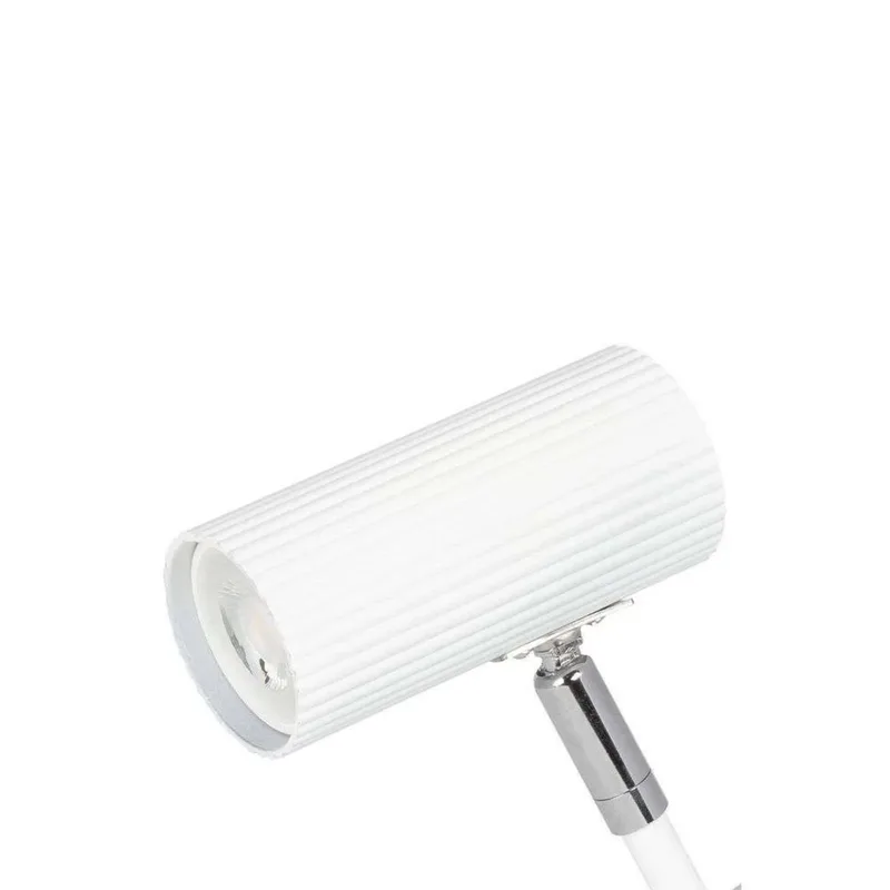 klemlamp Hubble, wit van Globen Lighting in Wit, Chroom – productfoto