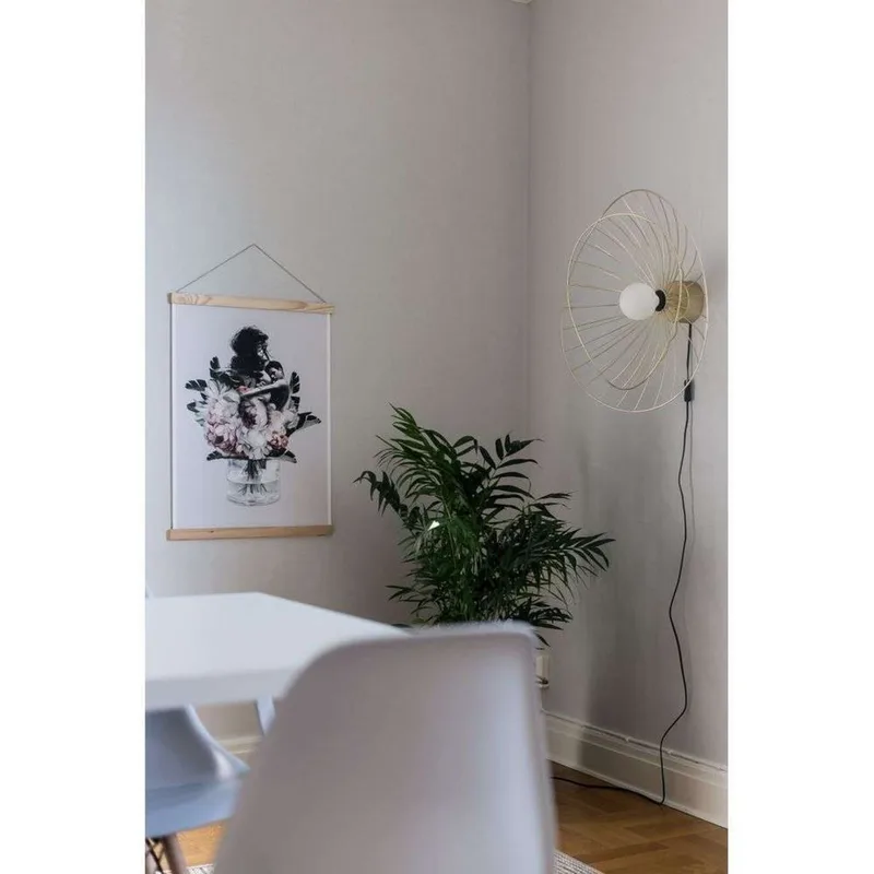 Ray 60 Wand-/Plafondlamp Messing by Globen Lighting – product photo