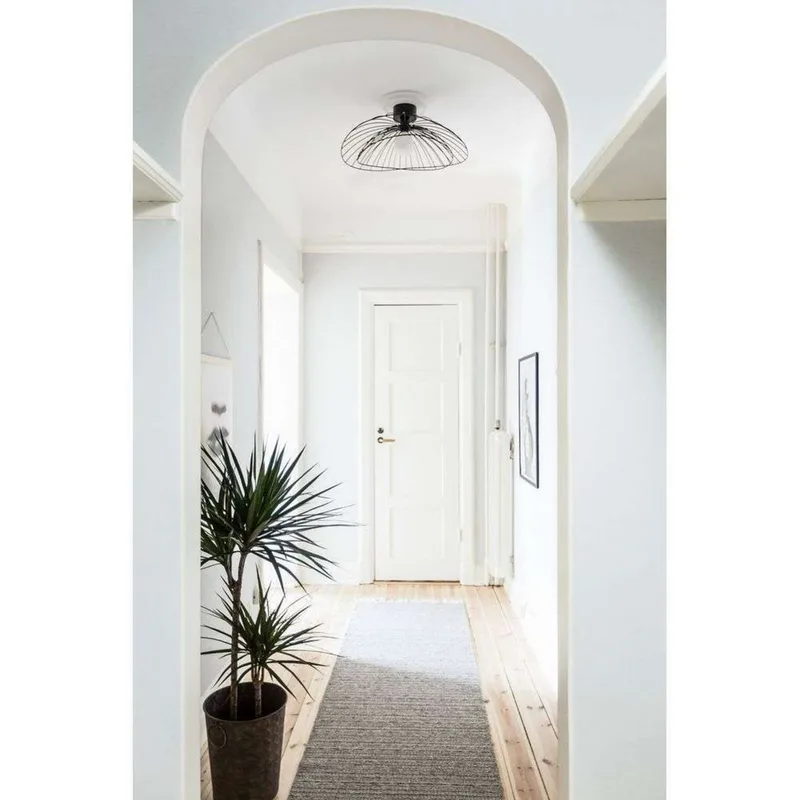 Ray 60 Wand-/Plafondlamp Zwart by Globen Lighting – product photo