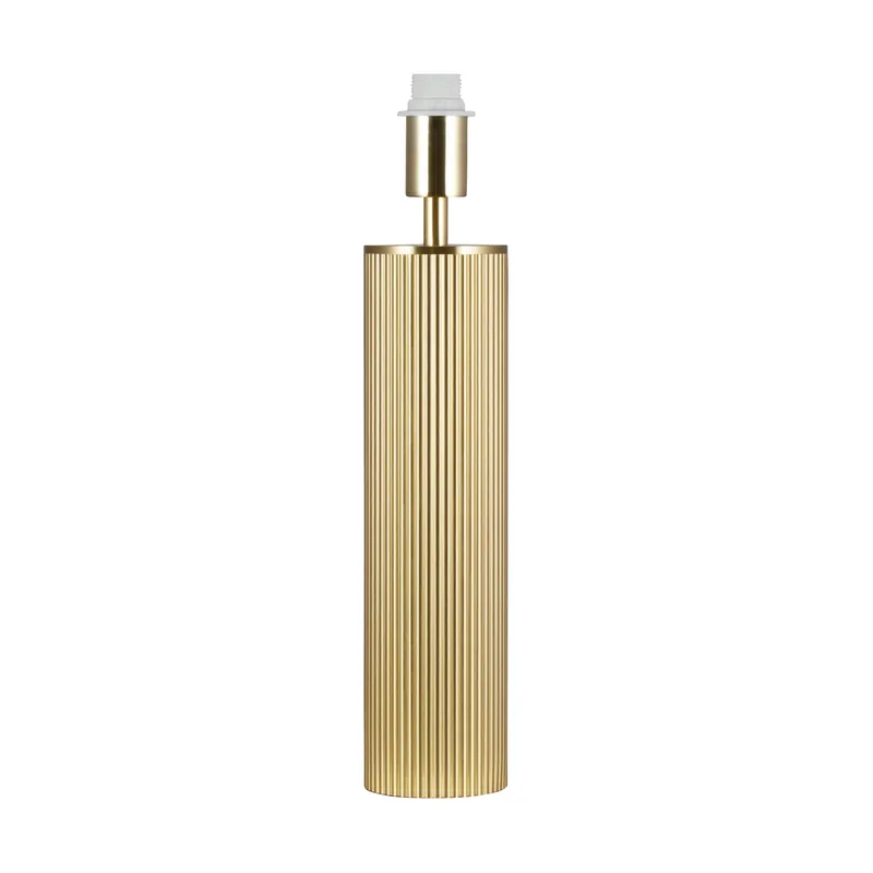 Rib 8 Tischleuchte Messing gebürstet by Globen Lighting – product photo
