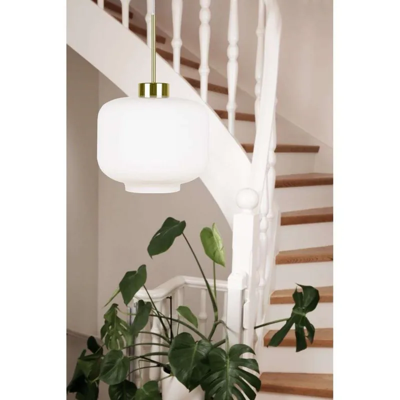 Ritz Hanglamp White/Brass by Globen Lighting – product photo