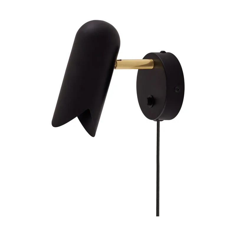Savoy Wandleuchte Schwarz by Globen Lighting – product photo