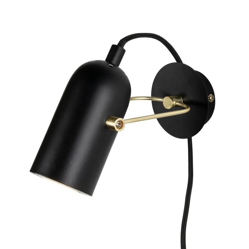 Swan Mini Wandleuchte Schwarz by Globen Lighting – product photo