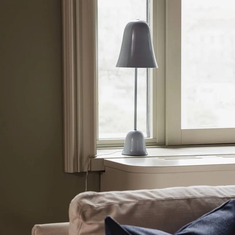 tafellamp Blåklockan, hoogte 56 cm by Globen Lighting in Light blue – product photo 3 of 4