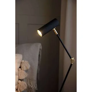 tafellamp Hubble READ, zwart Hoogte 45 cm de Globen Lighting en Noir, Laiton – photo du produit 2 sur 5