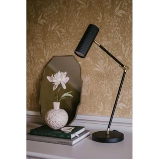 tafellamp Hubble READ, zwart Hoogte 45 cm de Globen Lighting en Noir, Laiton – photo du produit 5 sur 5