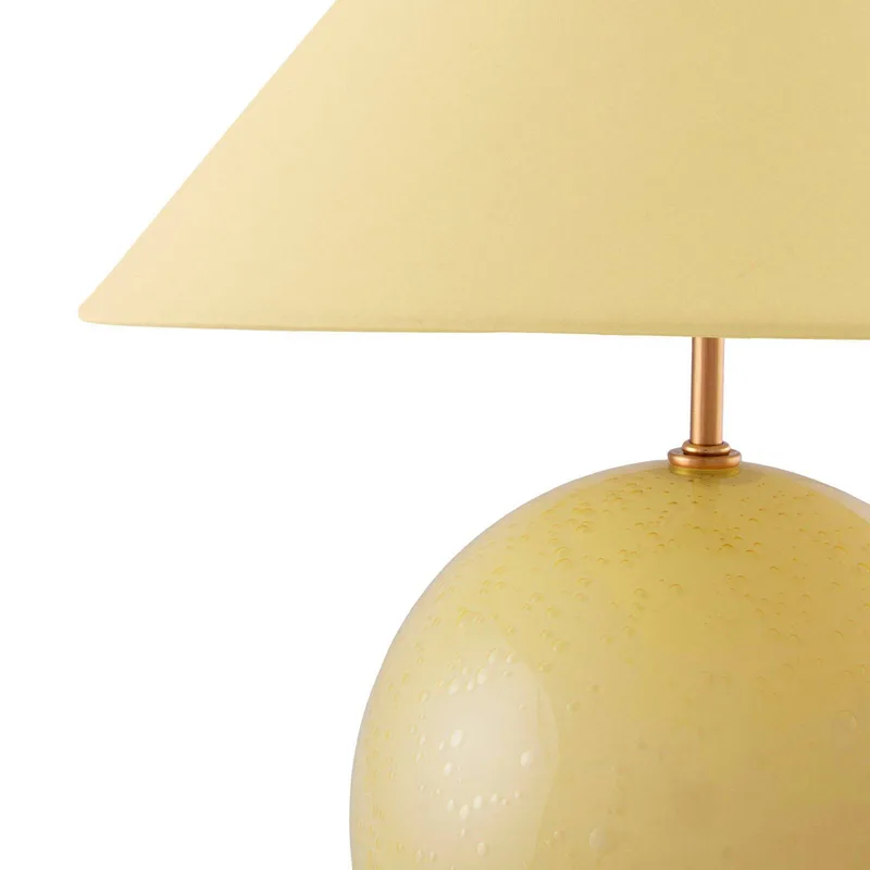 tafellamp IRIS, geel/geel, hoogte 39 cm von Globen Lighting in Gelb – Produktfoto 4 von 5