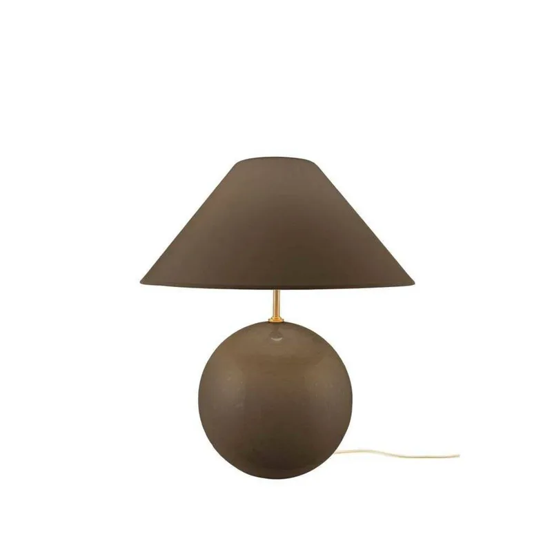 tafellamp IRIS, hoogte 39 cm van Globen Lighting in Bruin – productfoto