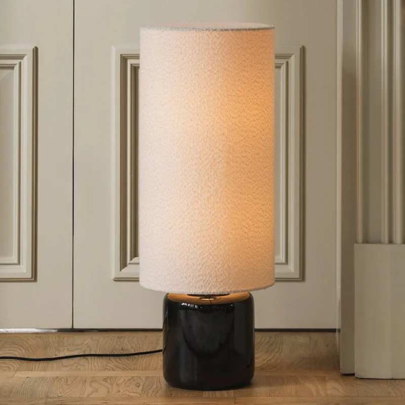 Gulvlampe Florian, hvid/sort Højde 80 cm fra Globen Lighting i Hvid, Sort – produktbillede