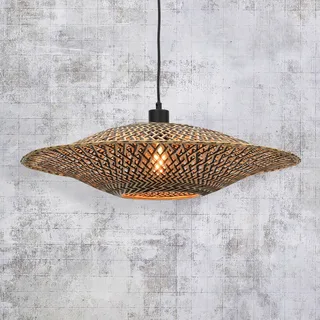 Bali hanglamp van bamboe, Ø 60 cm by GOOD&MOJO in Natural, Black – product photo 1 of 5