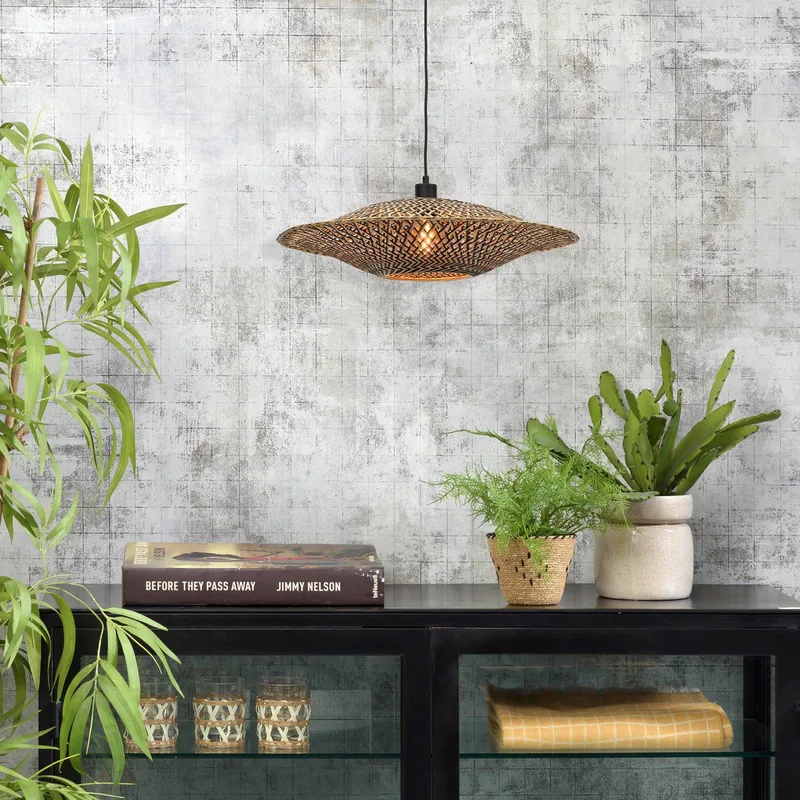 Bali hanglamp van bamboe, Ø 60 cm by GOOD&MOJO in Natural, Black – product photo 5 of 5
