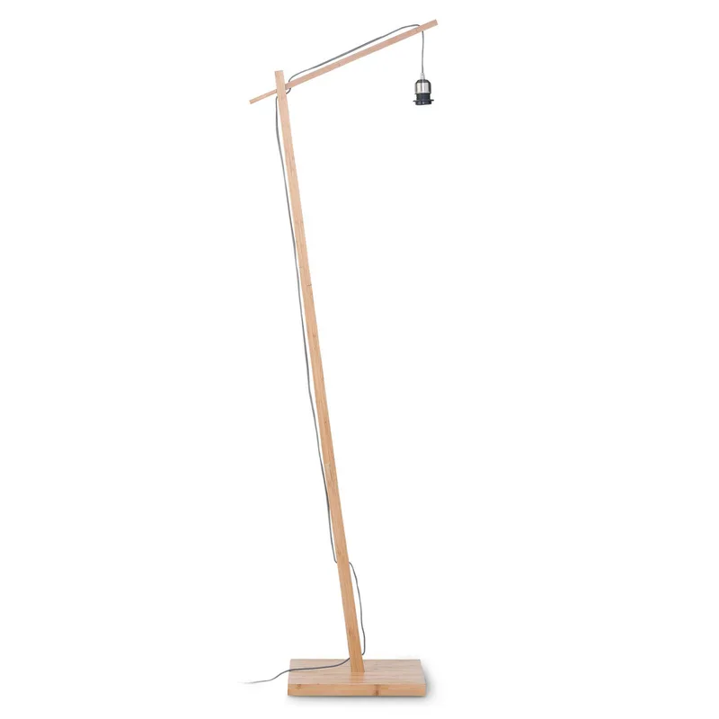 Bali vloerlamp, frame naturel, Ø 60 cm by GOOD&MOJO in Natural – product photo 3 of 5