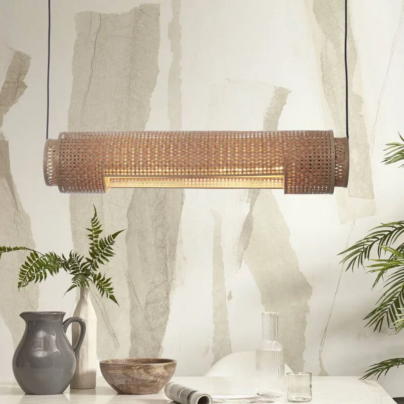 Bhutan hanglamp 85 cm naturel de GOOD&MOJO en Naturel – photo du produit 1 sur 5