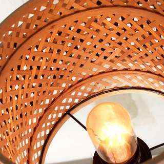 Bhutan-tafellamp, 25 x 20 cm, naturel de GOOD&MOJO en Naturel – photo du produit 4 sur 5