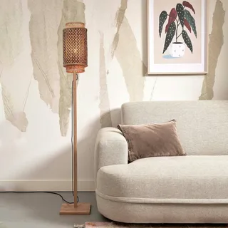 Bhutan vloerlamp, 145 cm, naturel by GOOD&MOJO in Natural – product photo 2 of 5