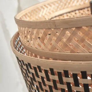 Bhutan vloerlamp, hoogte 135 cm, naturel de GOOD&MOJO en Naturel – photo du produit 3 sur 5