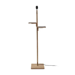 Bhutan vloerlamp met opbergvak, naturel van GOOD&MOJO in Naturel – productfoto 3 van 5