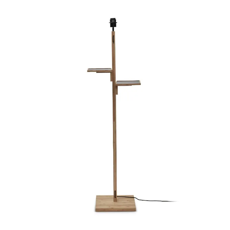 Bhutan vloerlamp met opbergvak, naturel van GOOD&MOJO in Naturel – productfoto 3 van 5