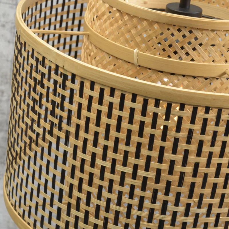 Bhutan vloerlamp, naturel, 176 cm, Ø 40 cm de GOOD&MOJO en Naturel – photo du produit 3 sur 5