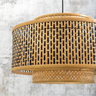 Bhutan vloerlamp, naturel, 176 cm, Ø 50 cm by GOOD&MOJO in Natural – product photo 4 of 5