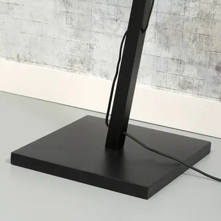 Bhutan vloerlamp, zwart, 176 cm, Ø 50 cm by GOOD&MOJO in Black, Natural – product photo 4 of 5
