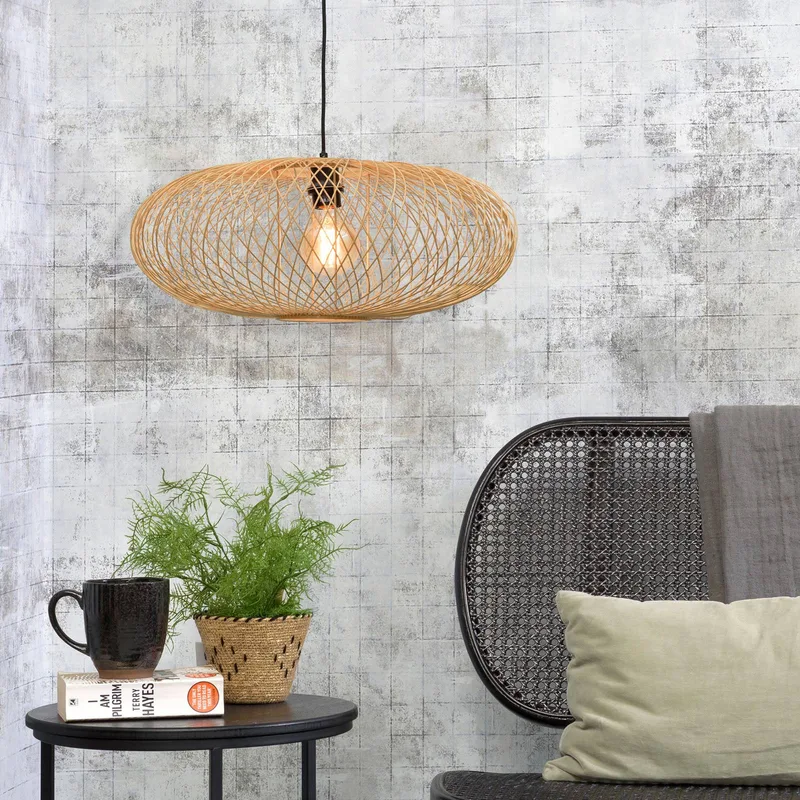 Cango hanglamp, ellips, naturel by GOOD&MOJO in Natural – product photo 5 of 5