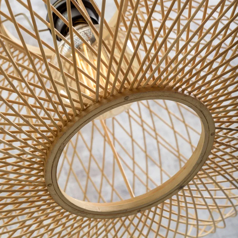 Cango plafondlamp, ellips, naturel by GOOD&MOJO in Natural – product photo 2 of 4