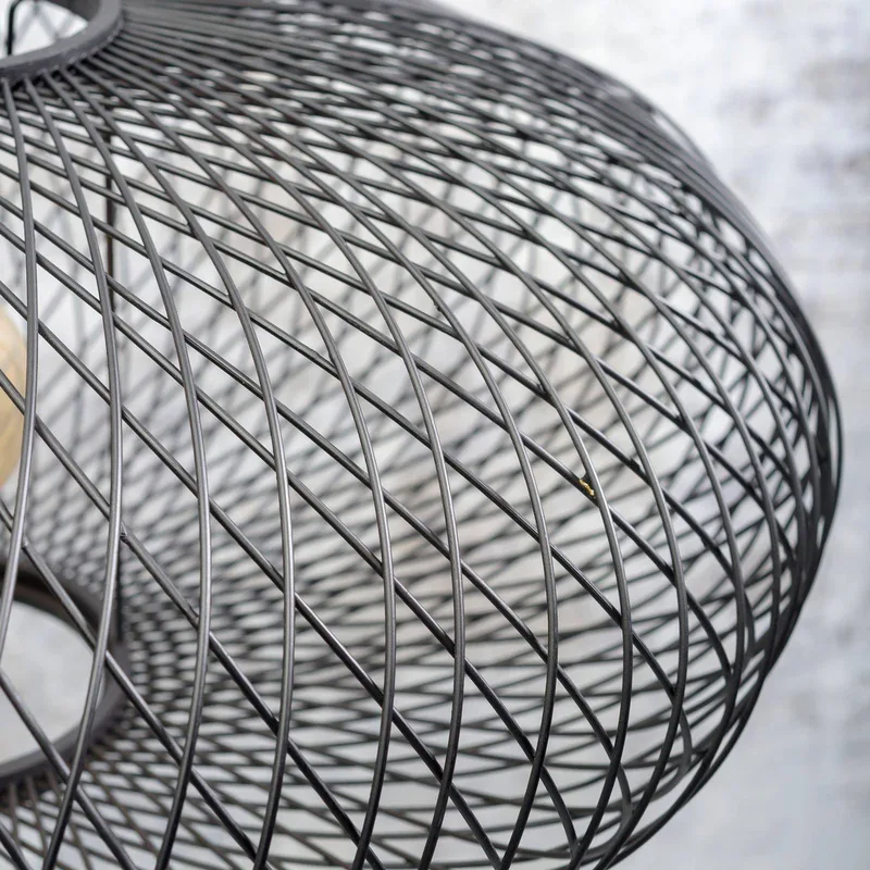 Cango plafondlamp, ellips by GOOD&MOJO in Black – product photo 4 of 5