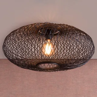 Cango plafondlamp, ellips by GOOD&MOJO in Black – product photo 1 of 5