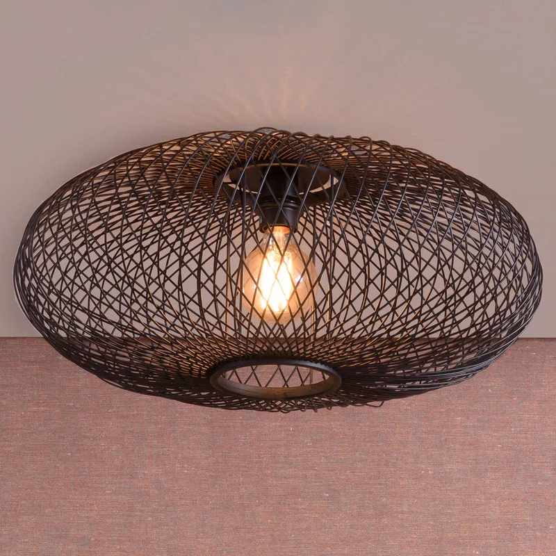 Cango plafondlamp, ellips by GOOD&MOJO in Black – product photo 1 of 5
