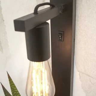 Flores wandlamp met opbergruimte by GOOD&MOJO in Black – product photo 3 of 3