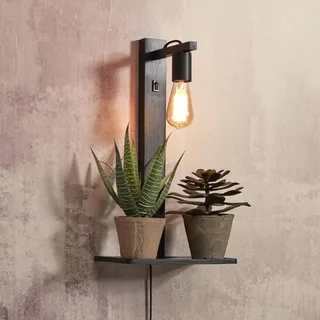 Flores wandlamp met opbergruimte by GOOD&MOJO in Black – product photo 1 of 3