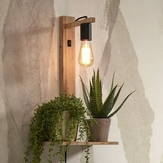 Flores wandlamp met opbergvak, naturel by GOOD&MOJO in Natural – product photo 1 of 5