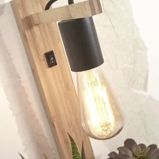 Flores wandlamp met opbergvak, naturel by GOOD&MOJO in Natural – product photo 3 of 5