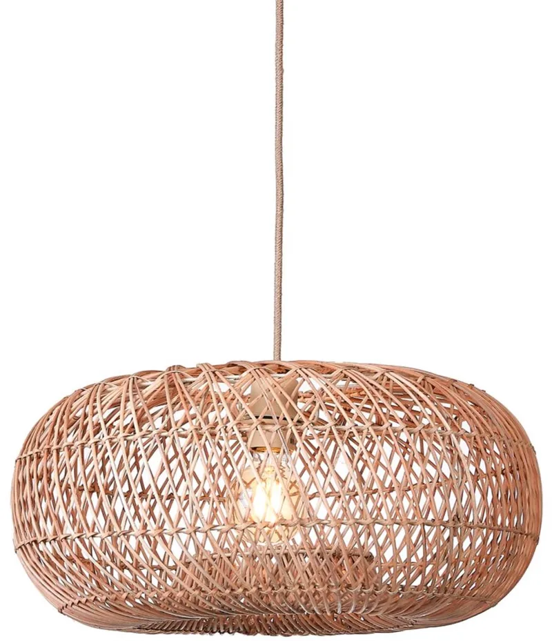 Hanglamp Arizona - Naturel - Ø50cm - Bohemian - Hanglampen Eetkamer, Slaapkamer, Woonkamer by GOOD&MOJO in Brown – product photo