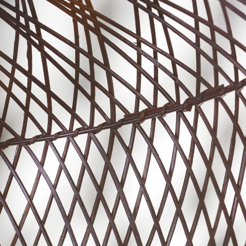 hanglamp Arizona, rood, Ø 70 cm, rotan, E27 by GOOD&MOJO in Bordeauxrood – product photo 4 of 5