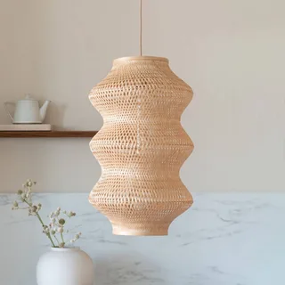 hanglamp Barbados, naturel, Ø 40 cm, bamboe, E27 by GOOD&MOJO in Licht hout – product photo 2 of 5