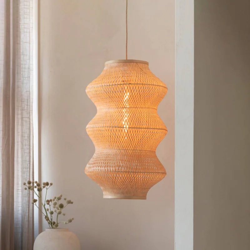 hanglamp Barbados, naturel, Ø 40 cm, bamboe, E27 by GOOD&MOJO in Licht hout – product photo 3 of 5