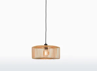 Hanglamp Bromo - Bamboe - Ø40cm - Scandinavisch,Bohemian - Hanglampen Eetkamer, Slaapkamer, Woonkamer van GOOD&MOJO in Bruin – productfoto 1 van 5